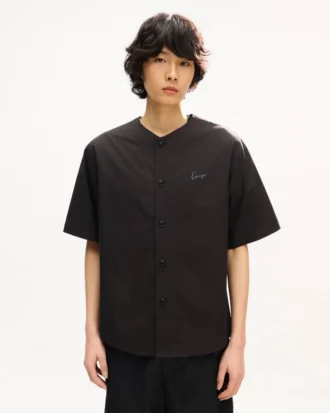 Camiseta de manga corta «Kenzo Signature» de popelín de algodón