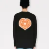Camiseta de manga larga holgada «Kenzo Boke Heart» de algodón