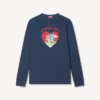 Camiseta de manga larga holgada «Kenzo Cartoon» con siluetas, de algodón Camiseta de manga larga holgada «Kenzo Cartoon» con siluetas, de algodón