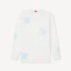 Camiseta de manga larga holgada «Kenzo Cartoon» con siluetas, de algodón Camiseta de manga larga holgada «Kenzo Cartoon» con siluetas, de algodón