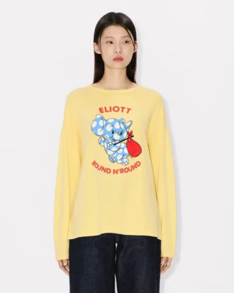 Camiseta de manga larga «Kenzo Cartoon» de algodón