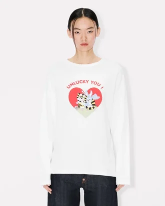 Camiseta de manga larga «Kenzo Cartoon» de algodón