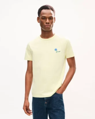 Camiseta entallada bordada «Kenzo Tulip» de algodón