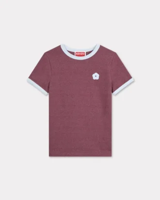 Camiseta entallada con bordado «Boke Flower 2.0» de algodón