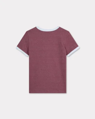 Camiseta entallada con bordado «Boke Flower 2.0» de algodón