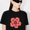 Camiseta holgada «Boke Flower» de algodón Camiseta holgada «Boke Flower» de algodón