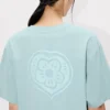 Camiseta holgada bordada «Kenzo Boke Heart» de algodón