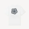 Camiseta holgada con bordado «Boke Flower»