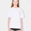 Camiseta holgada de algodón con bordado «Boke Flower 2.0»