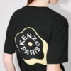 Camiseta holgada de algodón con bordado «Boke Flower 2.0»