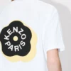 Camiseta holgada de algodón con bordado «Boke Flower 2.0»