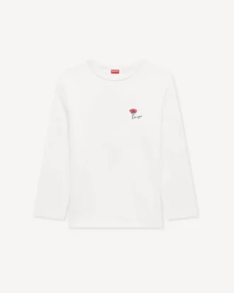 Camiseta holgada de manga larga «Kenzo Tulip» de algodón