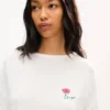 Camiseta holgada de manga larga «Kenzo Tulip» de algodón Camiseta holgada de manga larga «Kenzo Tulip» de algodón