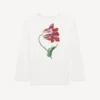Camiseta holgada de manga larga «Kenzo Tulip» de algodón Camiseta holgada de manga larga «Kenzo Tulip» de algodón