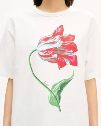 Camiseta holgada «Kenzo Tulip» de algodón