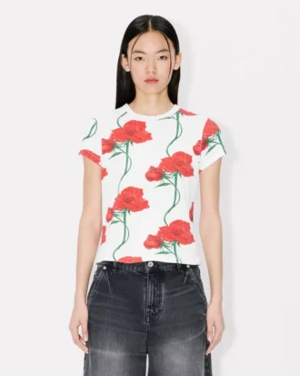 Camiseta «Kenzo Archive Rose» de algodón