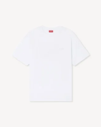 Camiseta holgada de algodón con bordado «Boke Flower 2.0»