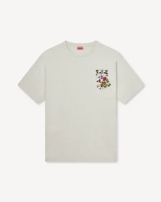 Camiseta oversize bordada «Kenzo Wild Tiger» de algodón