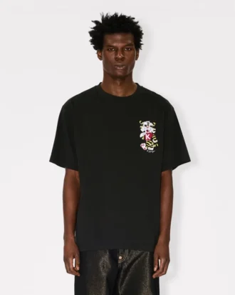 Camiseta oversize bordada «Kenzo Wild Tiger» de algodón