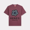 Camiseta oversize con bordado «Boke Flower» en algodón grueso