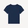 Camiseta pequeña ajustada de algodón con el emblema «Kenzo Paris» bordado Camiseta pequeña ajustada de algodón con el emblema «Kenzo Paris» bordado