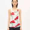 Camiseta sin mangas ajustada «Kenzo Archive Rose»