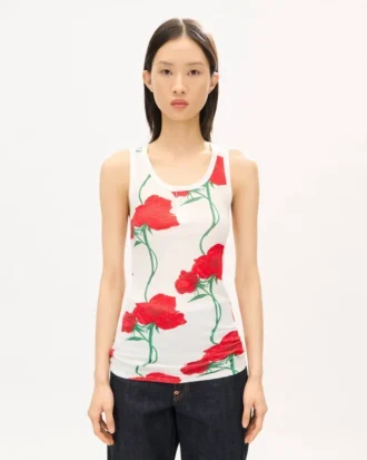 Camiseta sin mangas ajustada «Kenzo Archive Rose»