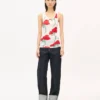 Camiseta sin mangas ajustada «Kenzo Archive Rose»