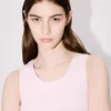 Camiseta sin mangas bordada «Boke Flower 2.0» de algodón