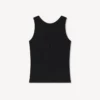 Camiseta sin mangas con bordado «Boke Flower 2.0» en mezcla de viscosa