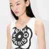 Camiseta sin mangas de canalé «Boke Flower 2.0» Camiseta sin mangas de canalé «Boke Flower 2.0»