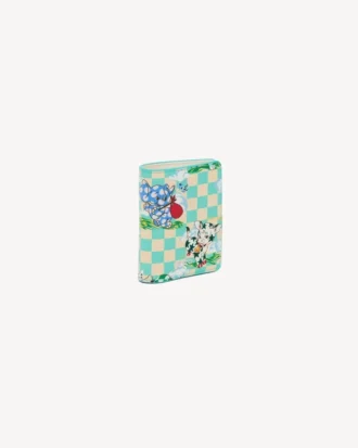 Cartera plegable mini «Kenzo Cartoon» de piel