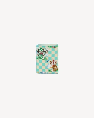 Cartera plegable mini «Kenzo Cartoon» de piel