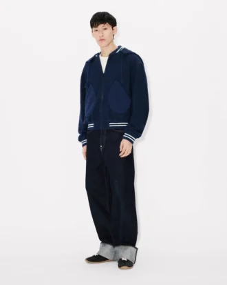 Cazadora tipo bomber con insignias Kenzo bordadas, de algodón