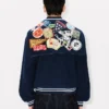 Cazadora tipo bomber con insignias Kenzo bordadas, de algodón Cazadora tipo bomber con insignias Kenzo bordadas, de algodón