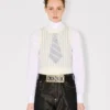 Chaleco «Trompe L’œIl» de Kenzo en mezcla de lana y algodón