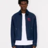 Chaqueta acolchada de estilo workwear en denim japonés
