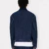 Chaqueta acolchada de estilo workwear en denim japonés
