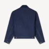 Chaqueta acolchada de estilo workwear en denim japonés