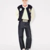 Chaqueta blusón universitaria oversize de lana «Kenzo Badges»