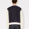 Chaqueta blusón universitaria oversize de lana «Kenzo Badges»