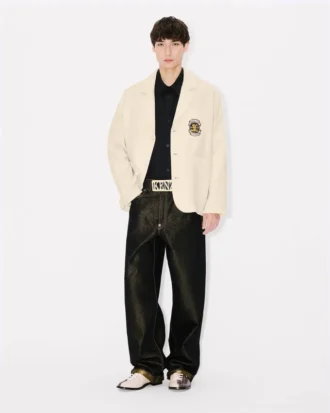Chaqueta de estilo workwear «Kenzo Badges» en algodón