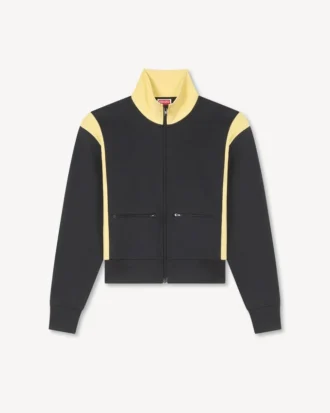 Chaqueta deportiva con bordado «Boke Flower 2.0» en tejido interlock