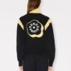 Chaqueta deportiva con bordado «Boke Flower 2.0» en tejido interlock