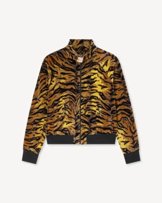 Chaqueta deportiva «Kenzo Tiger» en jacquard de terciopelo