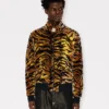 Chaqueta deportiva «Kenzo Tiger» en jacquard de terciopelo Chaqueta deportiva «Kenzo Tiger» en jacquard de terciopelo