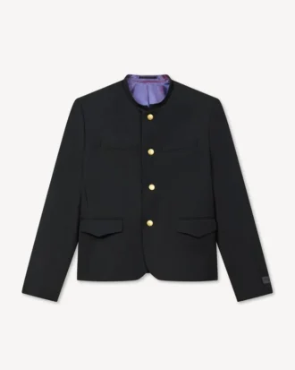 Chaqueta entallada de estilo colegial