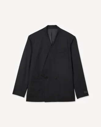 Chaqueta entallada tipo kimono «Kenzo Weave» en jacquard de lana