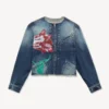 Chaqueta «Kenzo Tulip» de denim japonés Chaqueta «Kenzo Tulip» de denim japonés