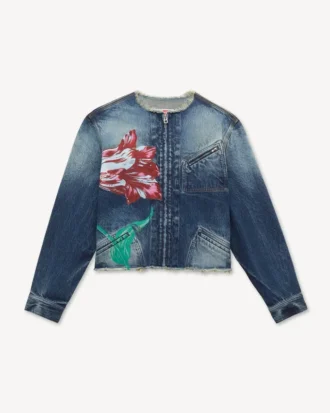 Chaqueta «Kenzo Tulip» de denim japonés